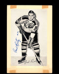 Paul Ronty Signed 1944-63 Beehive Photo 5x7 Premium Boston Briuns Autograph