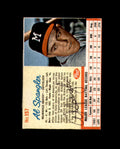 Al Spangler Hand Signed 1962 Post Cereal Milwaukee Braves Autograph