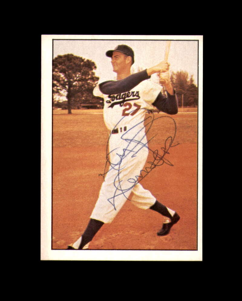 Don Demeter Signed 1979 TCMA History Series Brooklyn Dodgers Autograph