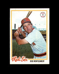 Bob Montgomery Hand Signed 1978 Topps Boston Red Sox Autographed