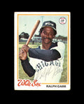 Ralph Garr Signed 1978 Topps Chicago White Sox Autograph