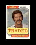 Bob Johnson Hand Signed 1974 Topps Traded Cleveland Indians Autograph