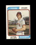 Lloyd Allen Hand Signed 1974 Topps Texas Rangers Autograph