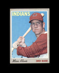 Max Alvis Hand Signed 1970 Topps Cleveland Indians Autograph