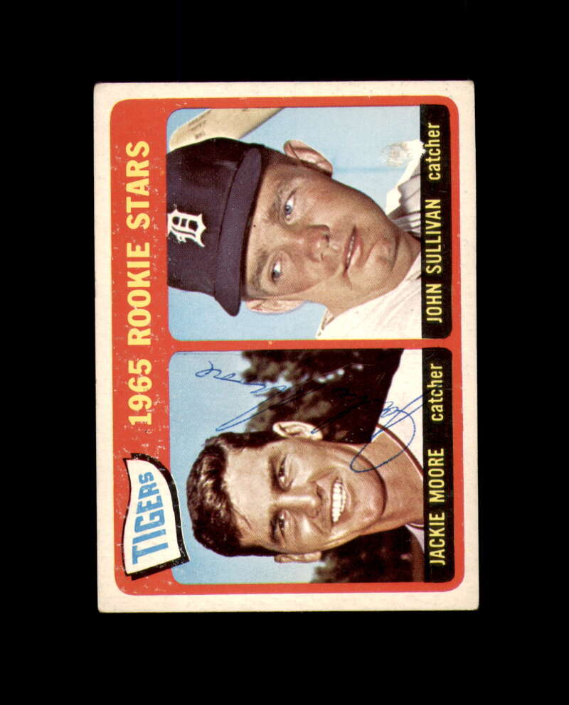Jackie Moore Hand Signed 1965 Topps Rookie Detroit Tigers Autograph