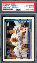 Tommy Lasorda PSA DNA Coa Signed 1992 Topps Autograph