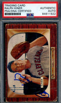 Ralph Kiner PSA DNA Coa Signed 1955 Bowman Autograph