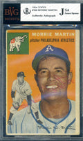 Morrie Martin JSA Signed 1954 Topps Autograph