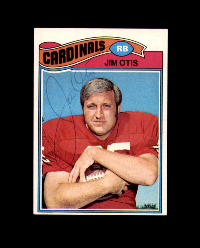 Jim Otis Hand Signed 1977 Topps St. Louis Cardinals Autograph
