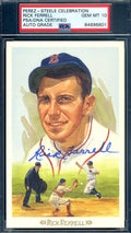 Rick Ferrell Gem Mint 10 PSA DNA Signed Perez Steele Celebration Autograph