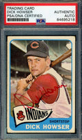 Dick Howser PSA DNA Hand Signed 1965 Topps Autograph