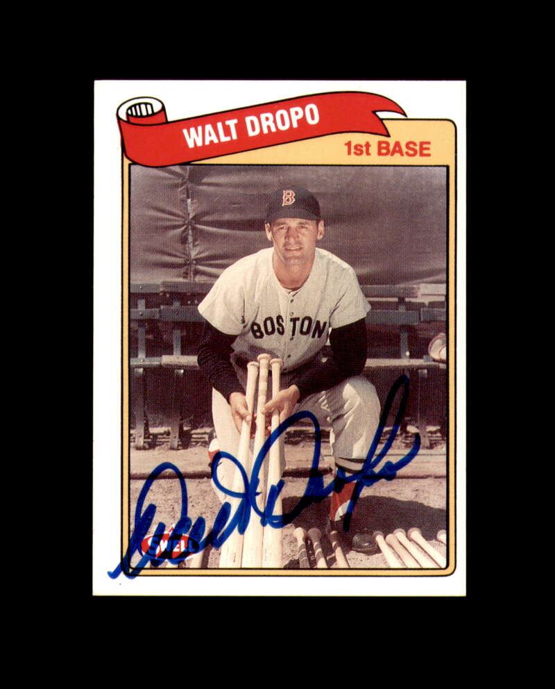 Walt Dropo Signed 1989 Swell Boston Red Sox Autograph