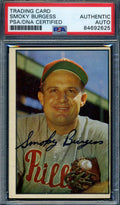 Smoky Burgess PSA DNA Signed 1953 Bowman Autograph