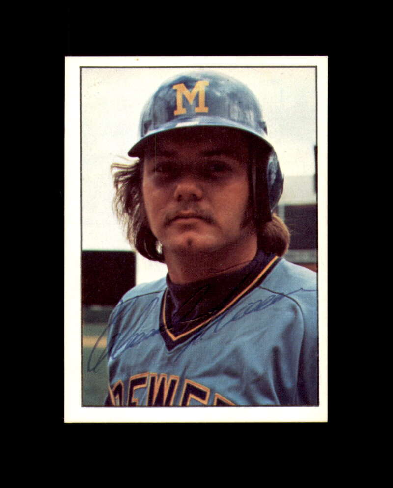 Charlie Moore Jr Signed 1975 SSPC Milwaukee Autograph