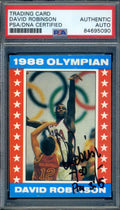 David Robinson PSA DNA Signed 1988 Olympian Autograph