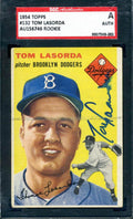 Tommy Lasorda SGC Signed 1954 Topps Autograph