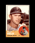 Woody Held Hand Signed 1963 Topps Cleveland Indians Autographed