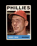 Bobby Wine Hand Signed 1964 Topps Philadelphia Phillies Autograph