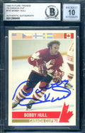 Bobby Hull Beckett Gem Mint 10 Signed 1992 Future Trends Autograph