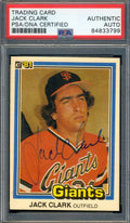 Jack Clark PSA DNA Signed 1981 Donruss Autograph