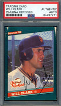 Will Clark PSA DNA Signed 1986 Donruss Rookie Autograph
