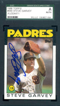 Steve Garvey SGC Signed 1986 Topps Autograph