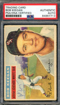Bob Keegan PSA DNA Signed 1956 Topps Autograph