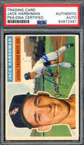 Jack Harshman PSA DNA Signed 1956 Topps Autograph