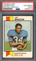 Jim Braxton PSA DNA Signed 1973 Topps Autographed
