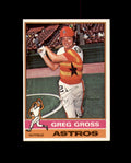 Greg Gross Hand Signed 1976 Topps Houston Astros Autographed