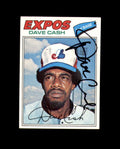 Dave Cash Signed 1977 Topps Montreal Expos Autograph