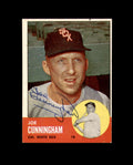 Joe Cunningham Signed 1963 Topps Chicago White Sox Autograph