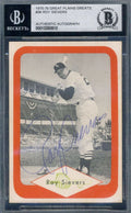 Roy Sievers Beckett BAS Signed 1975-76 Great Plains Greats Autograph