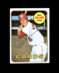 Phil Gagliano Signed 1969 Topps St. Louis Cardinals Autograph