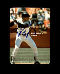 Bob Brenly Hand Signed 1985 Mother's Cookies San Francisco Giants Autograph