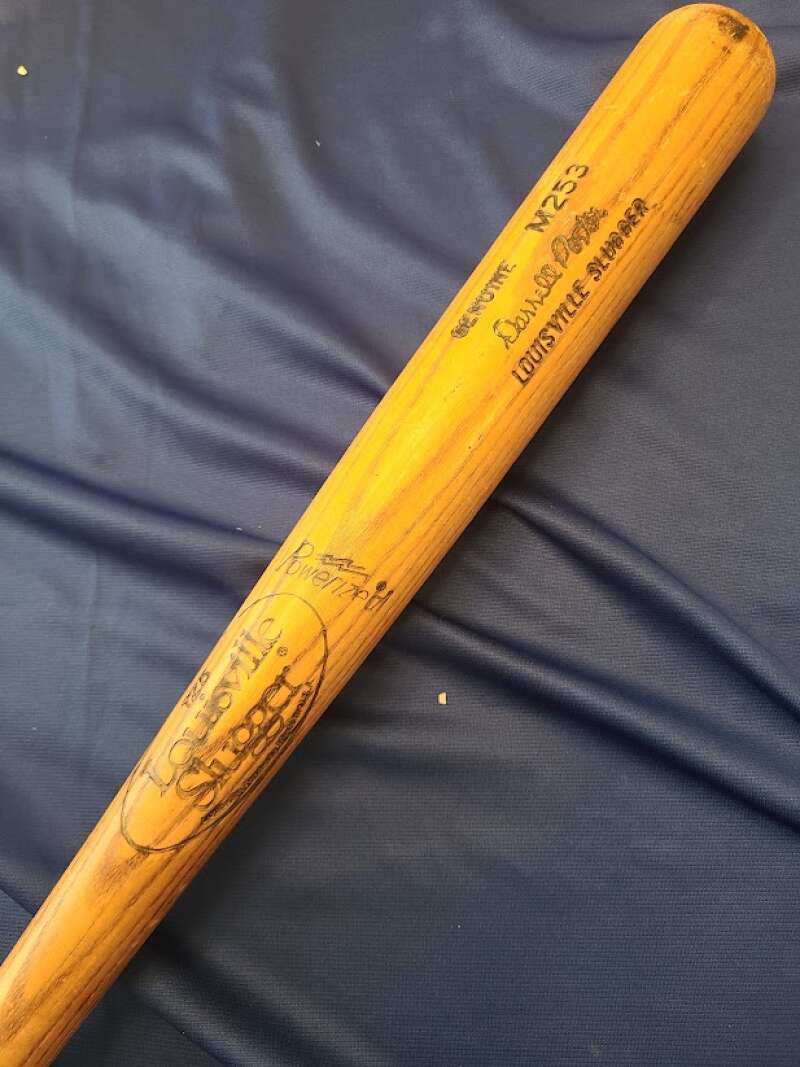 Darrell Porter Game Used Louisville Slugger Baseball Bat Uncracked