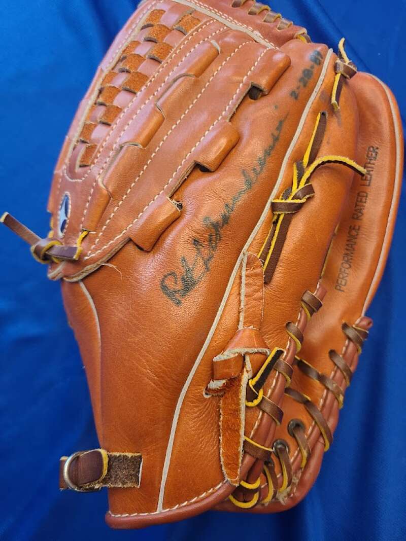 Red Schoendienst JSA Coa Autograph Baseball Glove Signed Cardinals