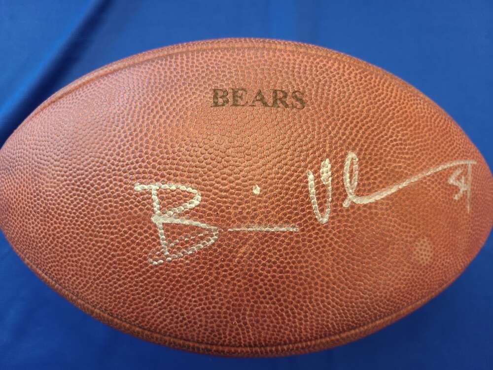 BRIAN URLACHER JSA Coa Signed Game Issued Bears  Wilson The Duke Football 2