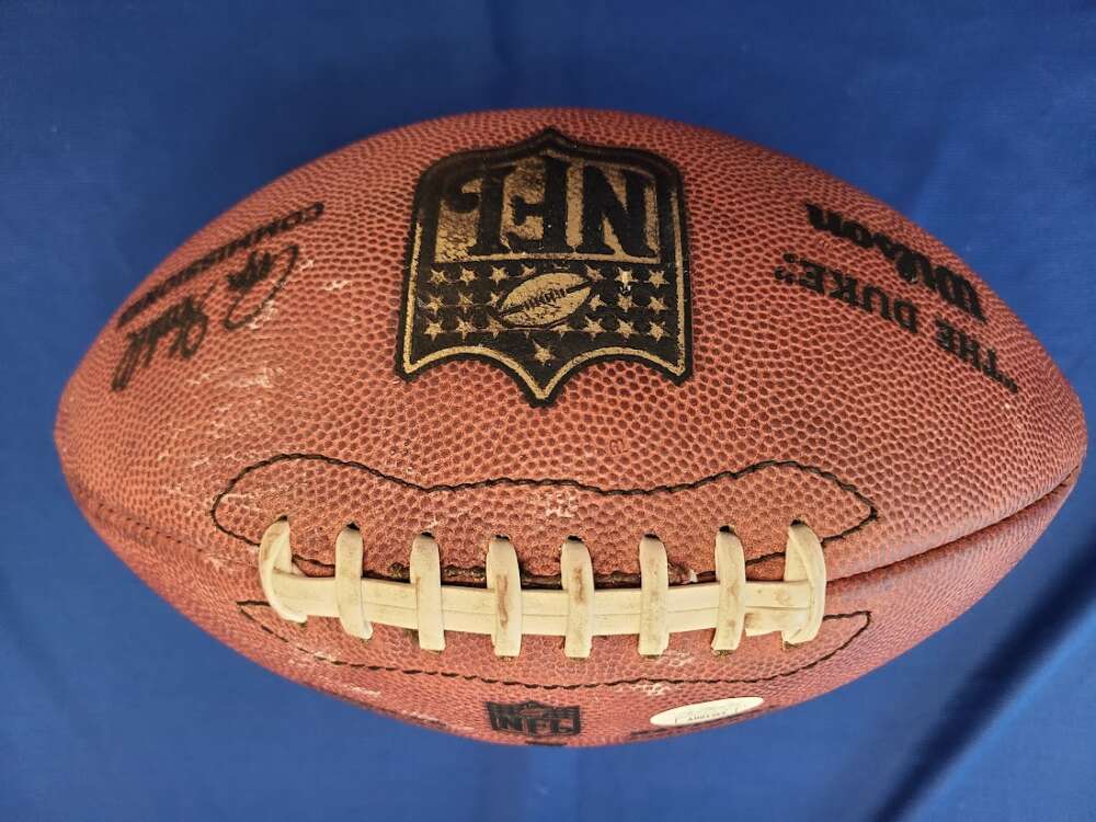 BRIAN URLACHER JSA Coa Signed Game Issued Bears  Wilson The Duke Football 2