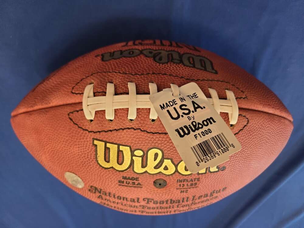 PEYTON MANNING JSA Coa Signed  Wilson Game Football