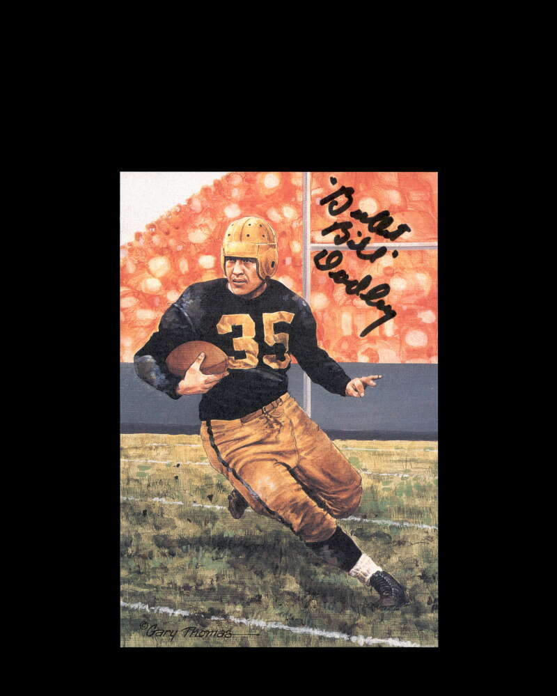 Bill Dudley JSA Coa Signed HOF Goal Line Art Card GLAC Autograph