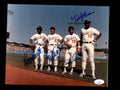 Garvey Cey Smith Baker JSA Coa Signed  8x10 Photo Autograph Dodgers