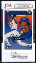 Andre Dawson JSA Coa Signed 1990 Upper Deck Collectors Choice Autograph