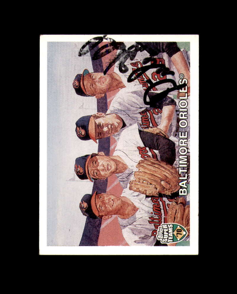 Dick Hall Signed 2002 Topps Super Teams 1970 Baltimore Orioles Autographed