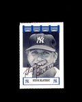 Steve Blateric Signed 1992 Wiz Yankees of The 70's New York Yankees Autograph