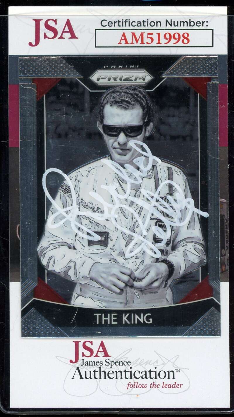 Richard Petty JSA Coa Signed 2019 Panini Prizm The King Autographed