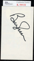 Bobby Murcer JSA Coa Signed 3x5 Index Card Autograph