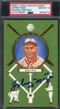 Johnny Mize Gem Mint 10 PSA DNA Coa Signed Perez Steele Master Works Rose Autograph