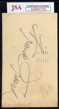 Frankie Frisch JSA Coa Signed 1954 Government Postcard GPC Autograph