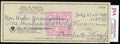 Casey Stengel JSA Coa Signed 1971 Check Autograph